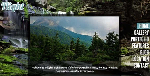 Flight - Responsive Fullscreen Background Theme — service and pricing page