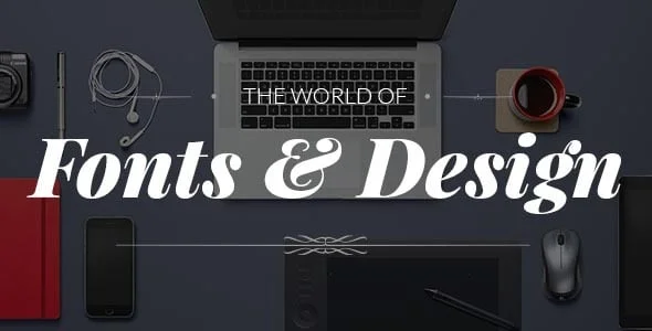 Fonto - Typography Portfolio / WooCommerce Theme — homepage layout