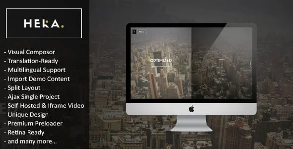 Hera - Creative Multipurpose WordPress Theme — homepage layout