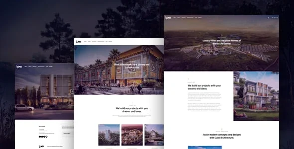 Luxe - Architecture Theme — service and pricing page
