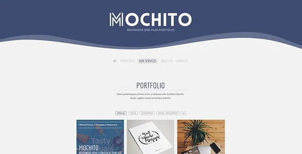 Mochito - One-Page Portfolio Ajax WordPress Theme — service and pricing page