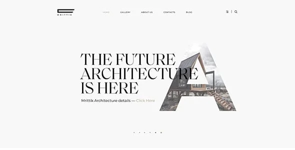 Mrittik - Architecture Interior Design Theme — interior page design