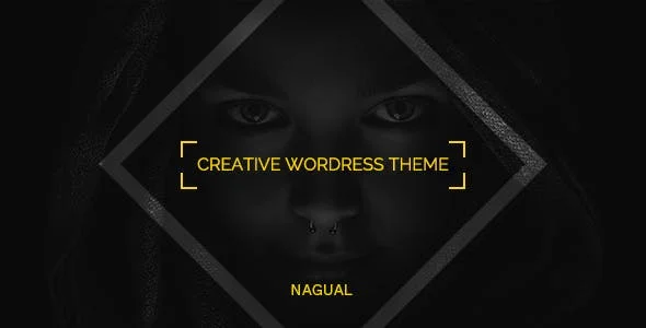 Nagual - Unique Personal/Agency Portfolio WordPress Theme — homepage layout