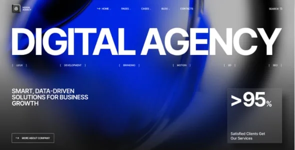 Neron - Creative Agency & Portfolio WordPress Theme — interior page design