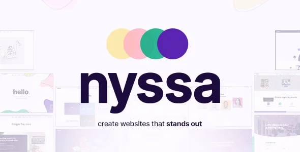 Nyssa - Creative Modern Lottie Animation Multipurpose WordPress theme — homepage layout