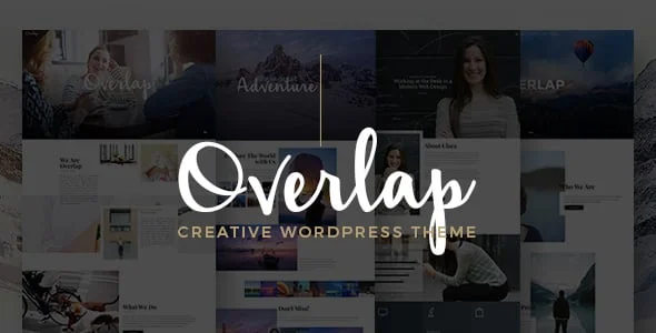Overlap - High Performance WordPress Theme — homepage layout