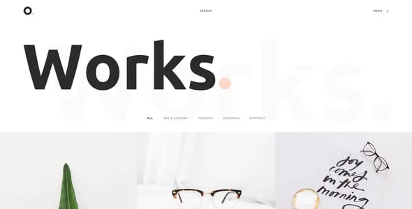Oxer - Minimal Portfolio WordPress Theme — interior page design