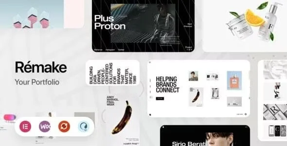 Remake - Minimal Theme — homepage layout