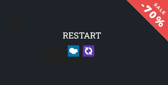 Restart - Multi-Purpose WordPress Theme — homepage layout