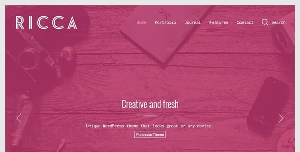 Ricca - A Fresh Responsive Theme For Creatives — service and pricing page