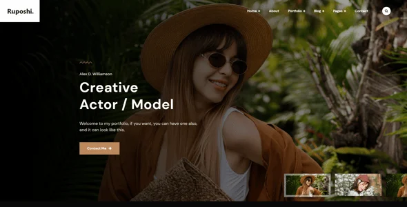 Ruposhi -  Actor, Model, Personal, IT Portfolio Multi-Purpose Elementor WordPress Theme — service and pricing page