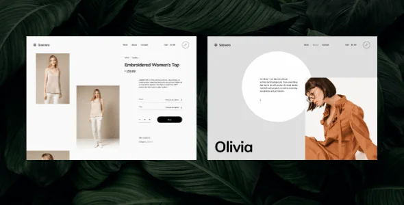 Saonara - Ajax Powered Multi-Concept WordPress Theme — homepage layout