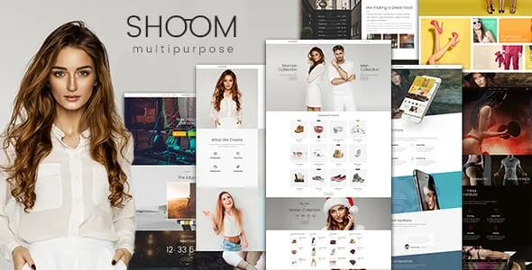 Shoom - Multipurpose Creative WordPress Theme — homepage layout