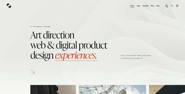 Showmax — Personal Portfolio & Showcase WordPress Theme — case study or portfolio page