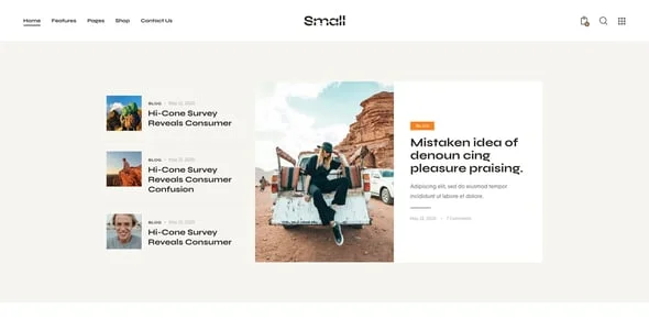Small - Tiny House Living Cottage WordPress Theme — interior page design