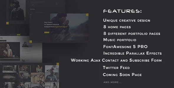 Solonick - Personal Portfolio WordPress Theme — service and pricing page