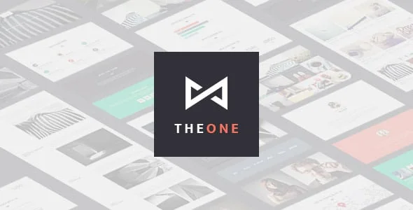 THEONE -  Parallax Onepage WordPress Theme — homepage layout