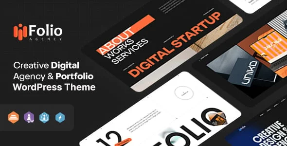 Uifolio - Elementor Creative Portfolio & Digital Agency WordPress Theme — homepage layout