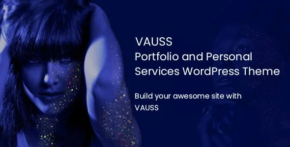 VAUSS - Portfolio and Personal Services WordPress Theme — homepage layout