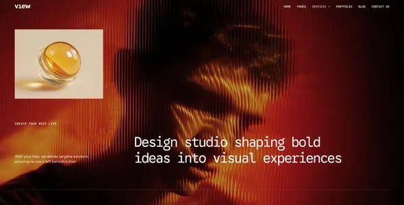 View - Creative Portfolio Elementor WordPress Theme — service and pricing page