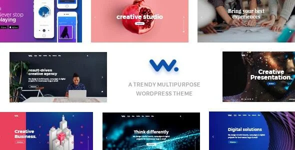 Wilson - Corporation Business Agency WordPress Theme — homepage layout