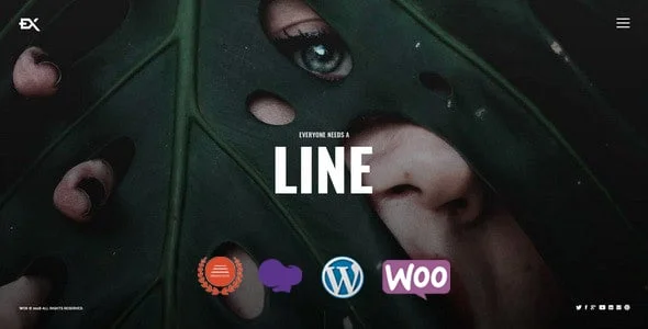 Wox - One Page Portfolio WordPress Theme — homepage layout