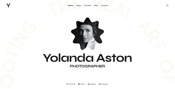 Yucca - Personal Artist  Lookbook WordPress Theme — interior page design