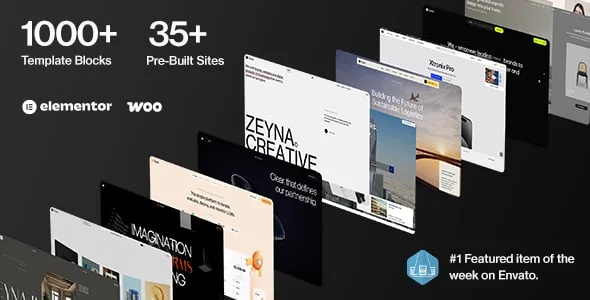 Zeyna - Multi-Purpose Creative WordPress Theme — homepage layout