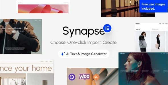 Synapse - Creative MultiPurpose WordPress & WooCommerce Theme WordPress theme homepage layout for a agency creative website