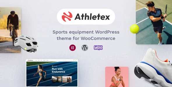 Athletex - WooCommerce Sport Equipment Theme WordPress theme homepage layout for a dokan online store