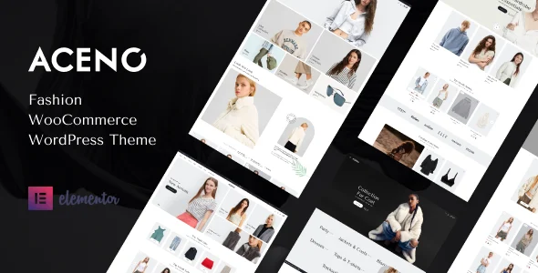 Aceno - Fashion WooCommerce WordPress Theme WordPress theme homepage layout for a blog WooCommerce store