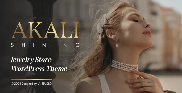 Akali - Jewelry Store WordPress Theme WordPress theme homepage layout for a beauty WooCommerce store
