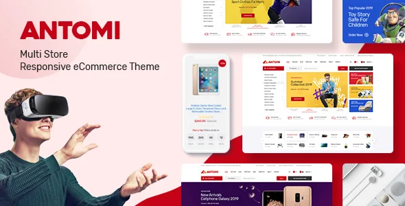Antomi - Multipurpose Theme for WooCommerce WordPress WordPress theme homepage layout for a autopart WooCommerce store