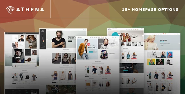 Athene - WooCommerce Responsive Fashion Theme WordPress theme homepage layout for a blog WooCommerce store