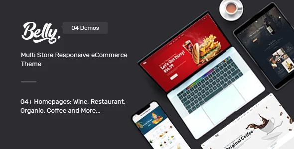 Belly - Multipurpose Theme for WooCommerce WordPress WordPress theme homepage layout for a coffee WooCommerce store