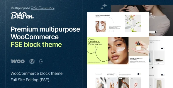 Bitpan - Multipurpose WooCommerce FSE Block Theme WordPress theme homepage layout for a block theme WooCommerce store
