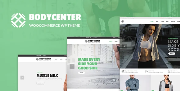 BodyCenter - Gym, Fitness WooCommerce WordPress Theme WordPress theme homepage layout for a ajax search WooCommerce store