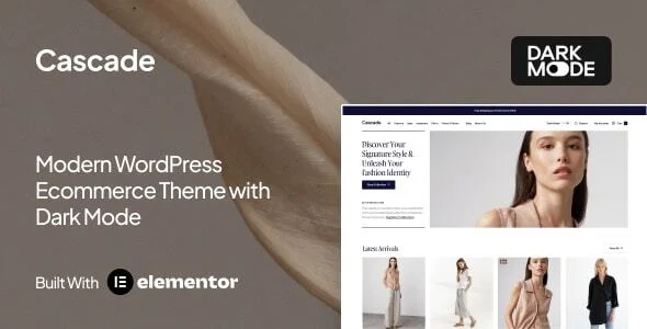 Cascade - Premier Multi-Purpose eCommerce Theme WordPress theme homepage layout for a agency WooCommerce store