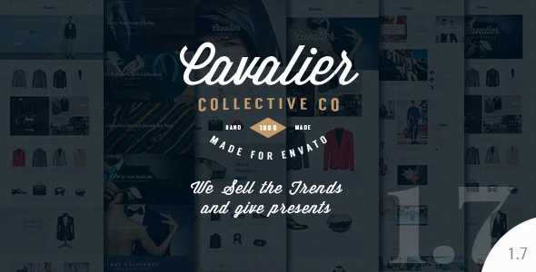 Cavalier - We Sell the Trends. Woocommerce Theme WordPress theme homepage layout for a agency WooCommerce store