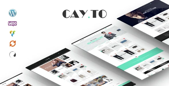 Cayto - WooCommerce Responsive WordPress Theme WordPress theme homepage layout for a blog WooCommerce store