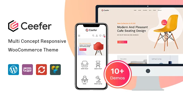 Ceefer - Creative WooCommerce Theme WordPress theme homepage layout for a animated svg theme WooCommerce store