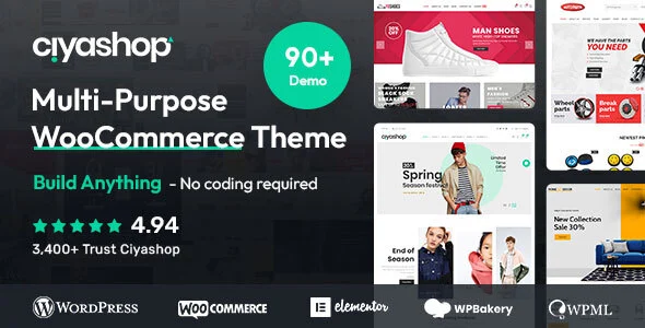 CiyaShop - Multipurpose WooCommerce Theme WordPress theme homepage layout for a auto parts theme WooCommerce store
