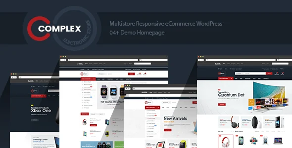 Complex - Multi-Purpose Responsive WordPress WordPress theme homepage layout for a ajax loadmore WooCommerce store