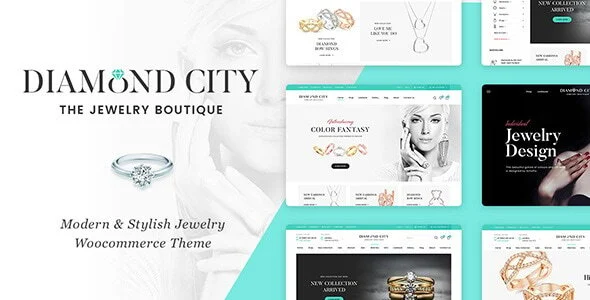 DiCi - Jewelry Shop WordPress Theme WordPress theme homepage layout for a elementor WooCommerce store
