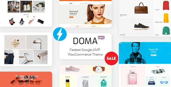 Doma - Multi Vendor Elementor WooCommerce Theme WordPress theme homepage layout for a business clean modern cart WooCommerce store