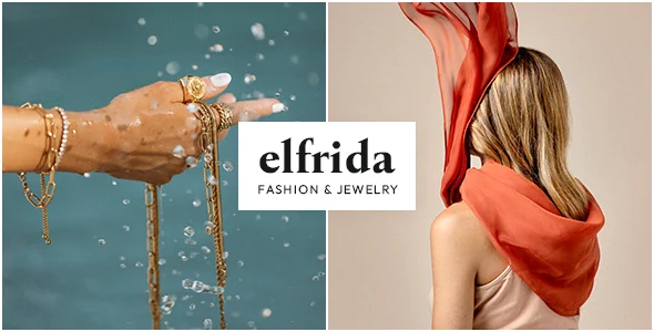 Elfrida - Fashion & Jewelry WooCommerce WordPress Theme WordPress theme homepage layout for a accessories store WooCommerce store