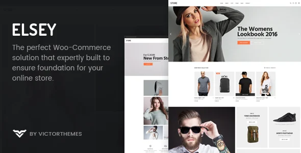 Elsey - Responsive eCommerce Theme WordPress theme homepage layout for a ajax WooCommerce store