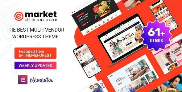 Emarket | Multipurpose WooCommerce Theme WordPress theme homepage layout for a dokan WooCommerce store