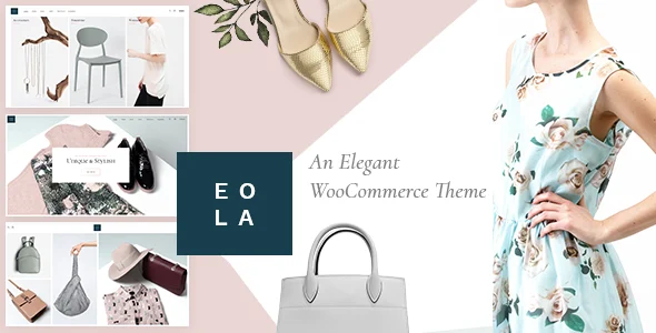 Eola - Elegant WooCommerce WordPress Theme WordPress theme homepage layout for a Cosmetic store WooCommerce store