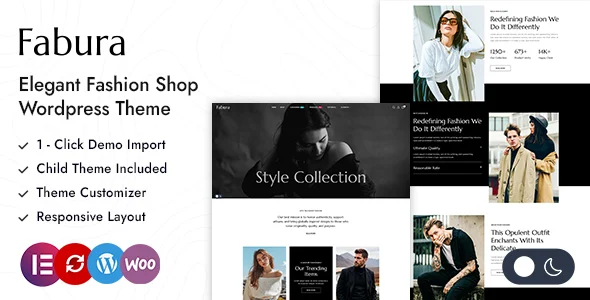 Fabura - Fashion & Lifestyle Multi-Purpose WooCommerce Theme WordPress theme homepage layout for a accessories WooCommerce store